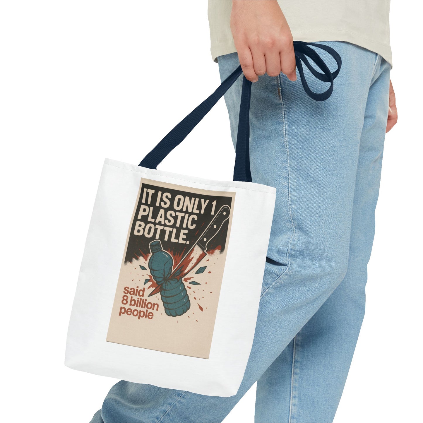 Eco-Friendly Tote Bag with Recycling Message - Perfect for Shopping, Beach Trips, Earth Day, Gifts, Sustainable Living