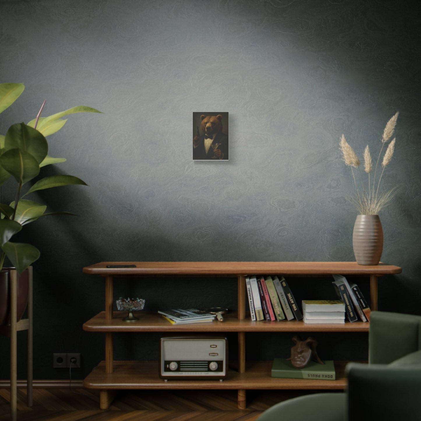 Spy Bear Canvas Art