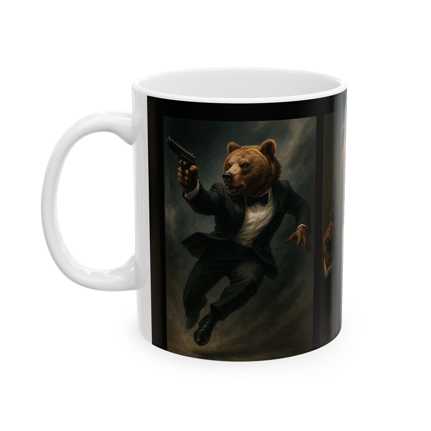 Spy Bear Portrait Mug