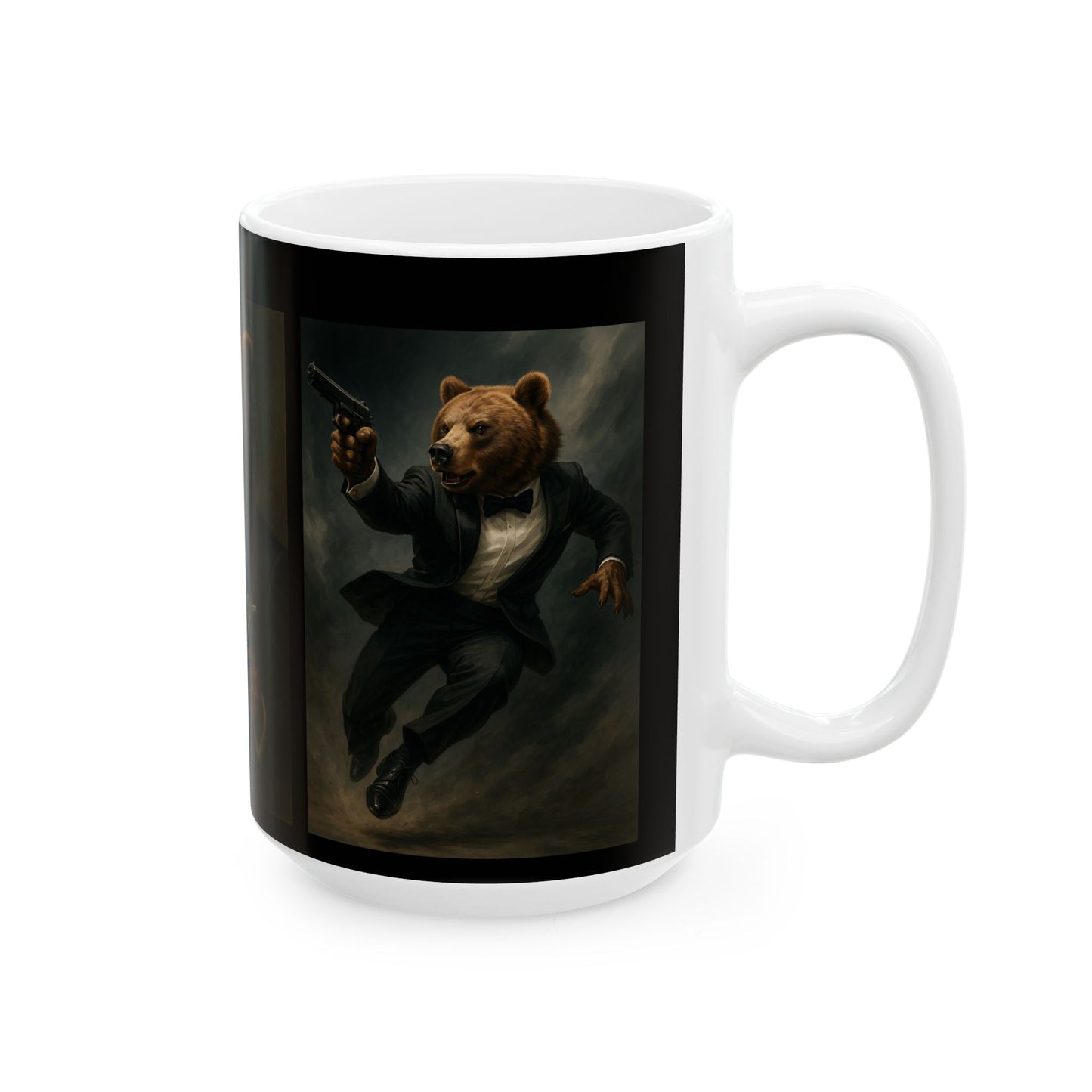 Spy Bear Portrait Mug