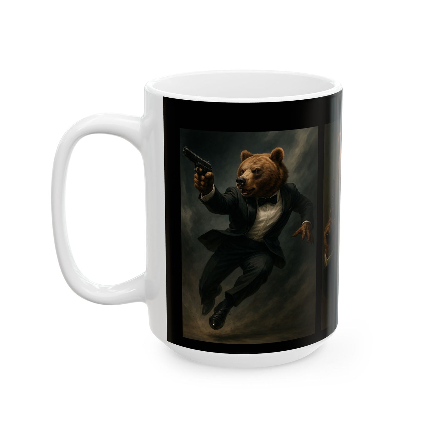 Spy Bear Portrait Mug
