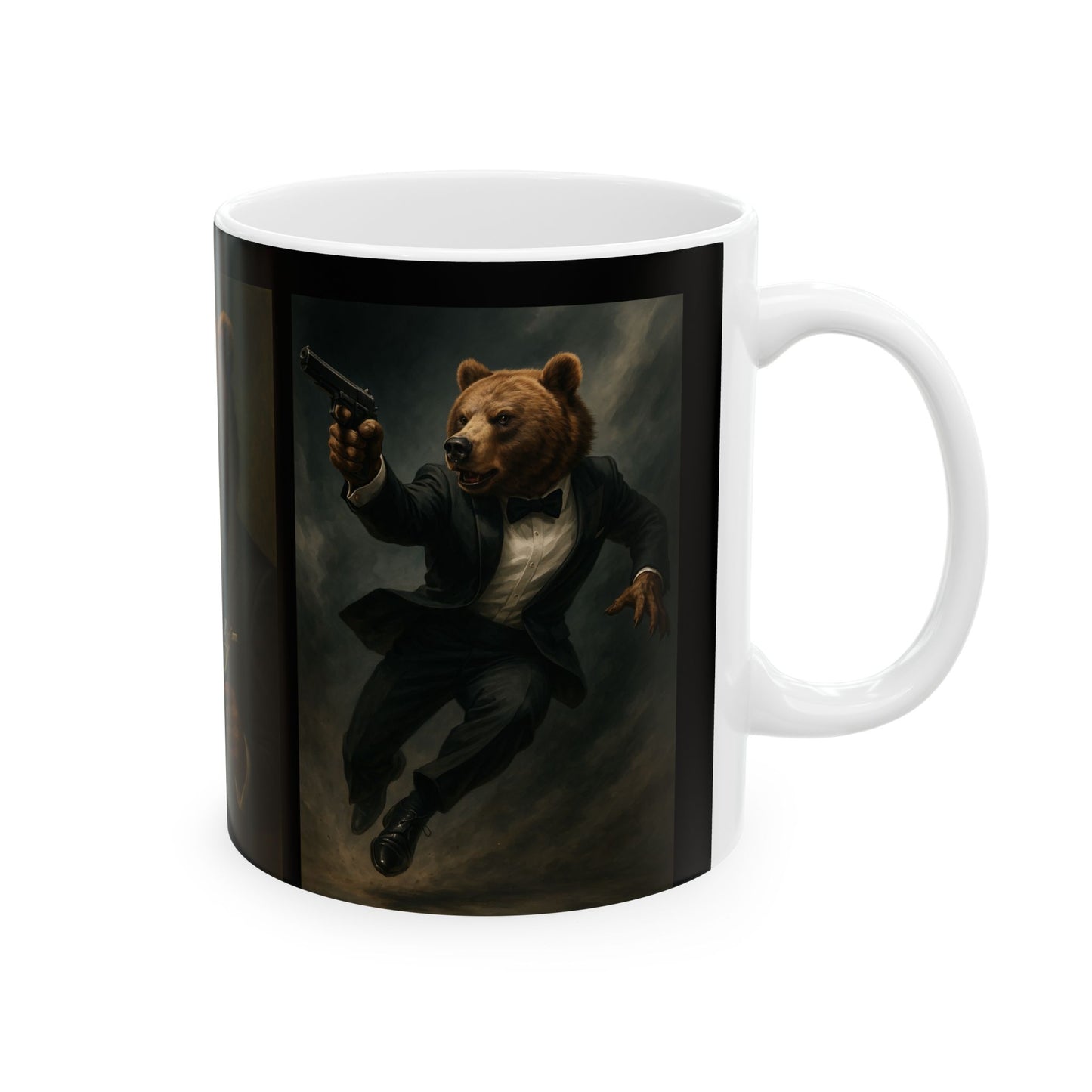 Spy Bear Portrait Mug