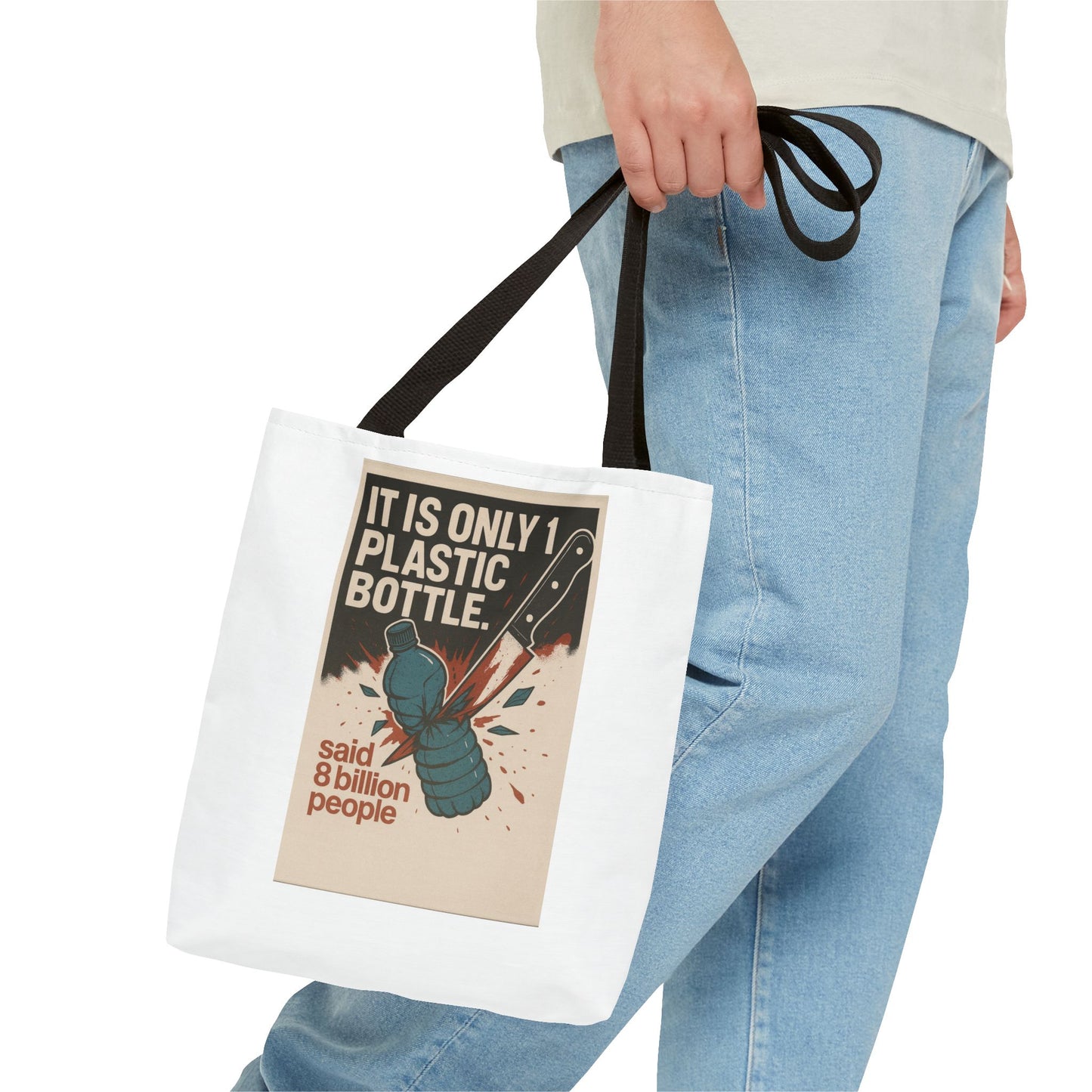 Eco-Friendly Tote Bag with Recycling Message - Perfect for Shopping, Beach Trips, Earth Day, Gifts, Sustainable Living