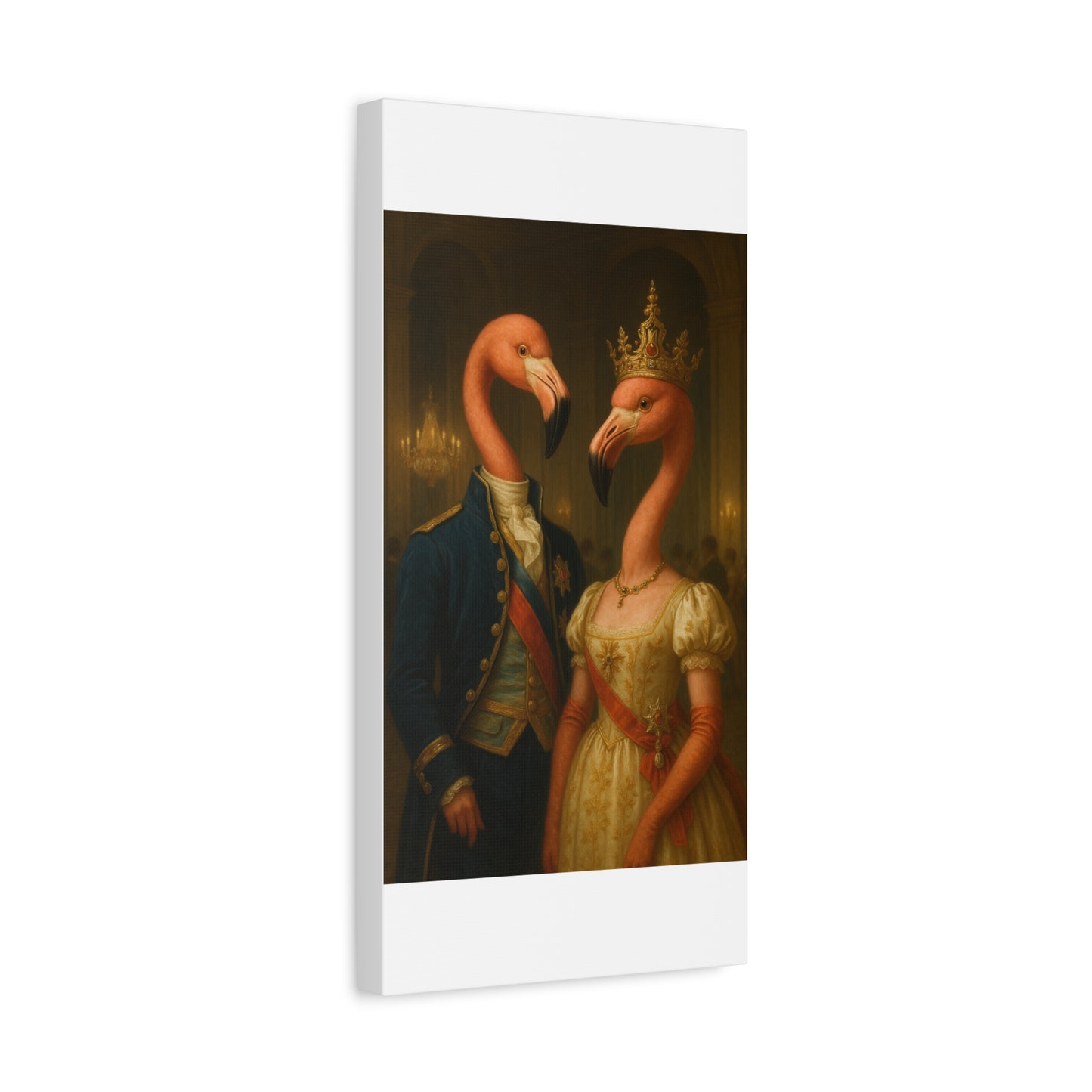 Canvas Print - Tropical Flamingo Art, Unique Home Decor, Fun Wedding Gift
