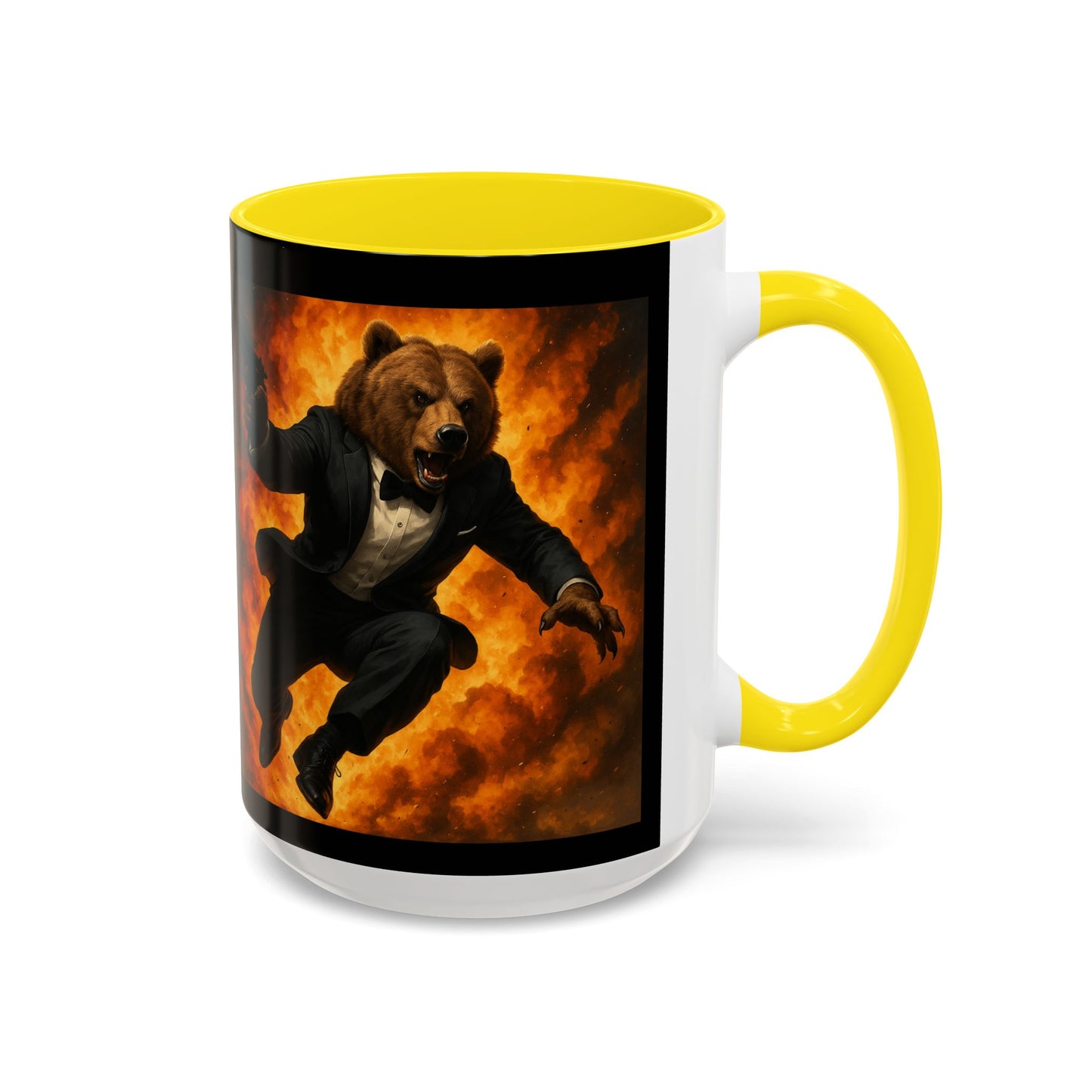 Spy Bear with Explosion Mug