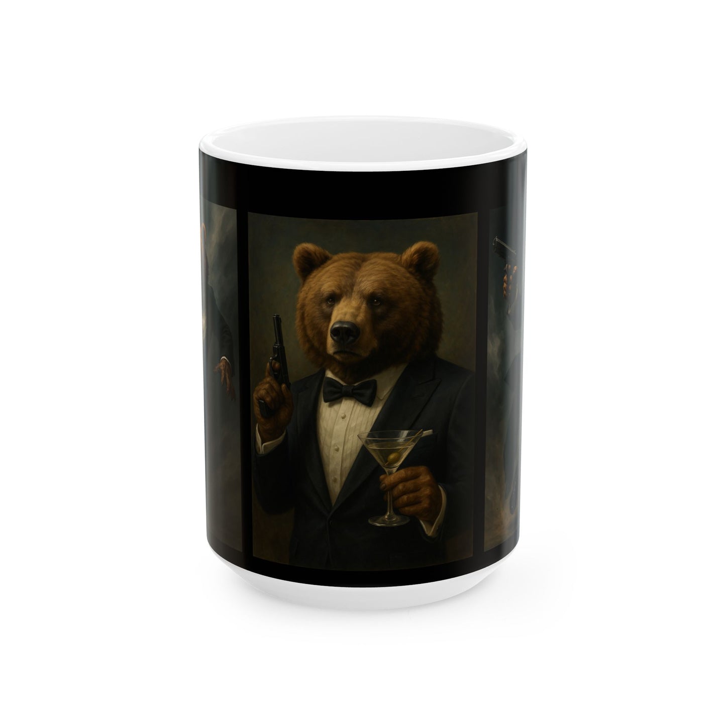Spy Bear Portrait Mug