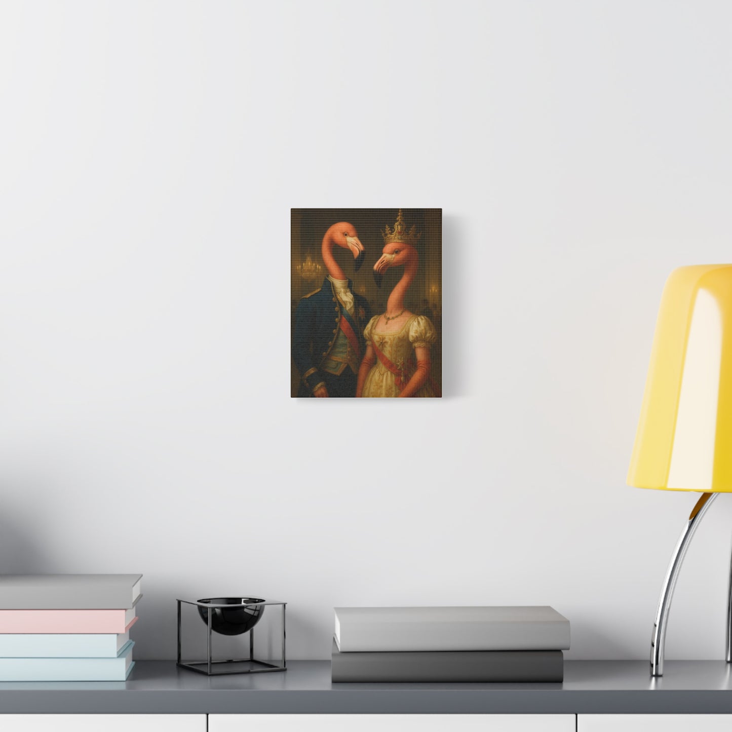 Canvas Print - Tropical Flamingo Art, Unique Home Decor, Fun Wedding Gift