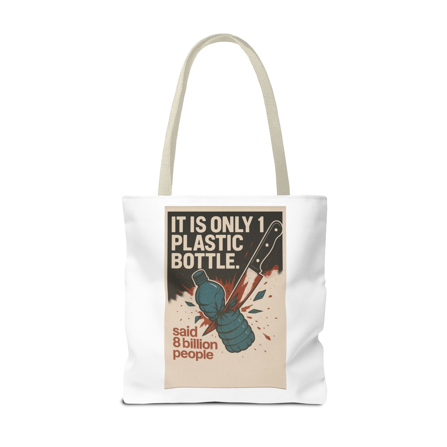 Eco-Friendly Tote Bag with Recycling Message - Perfect for Shopping, Beach Trips, Earth Day, Gifts, Sustainable Living