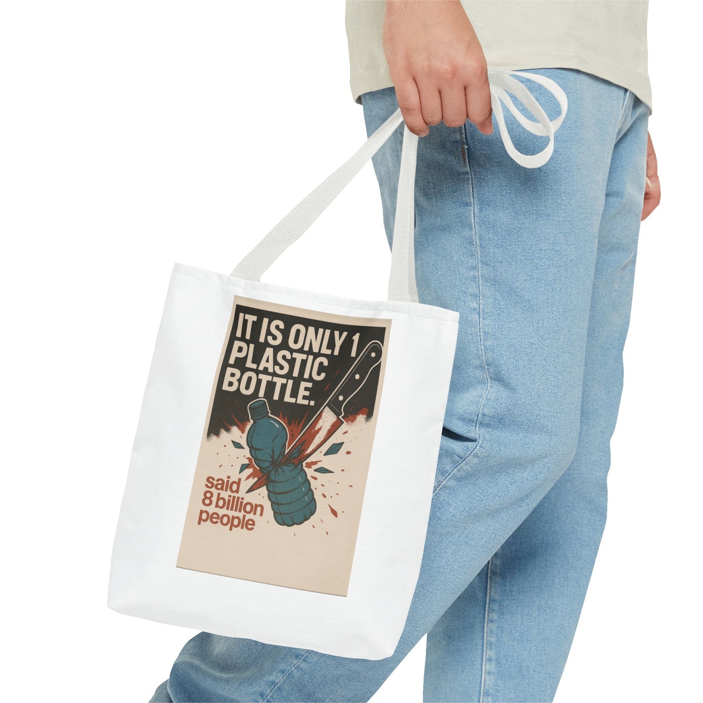 Eco-Friendly Tote Bag with Recycling Message - Perfect for Shopping, Beach Trips, Earth Day, Gifts, Sustainable Living