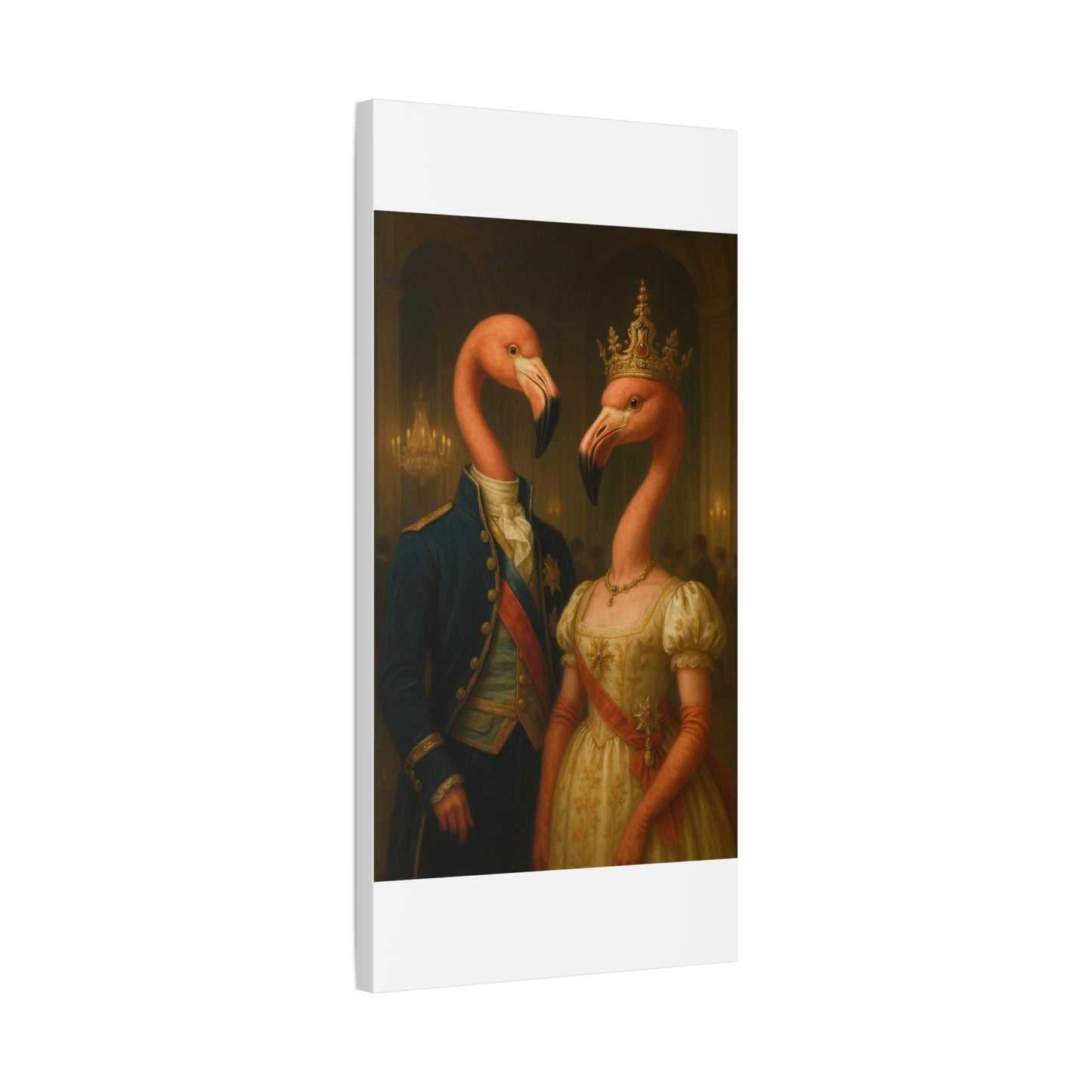 Canvas Print - Tropical Flamingo Art, Unique Home Decor, Fun Wedding Gift