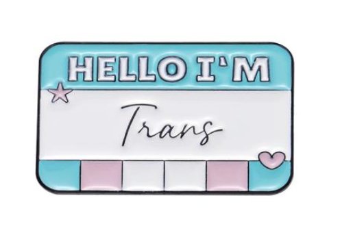 "Hello I'm..." Themed Pins