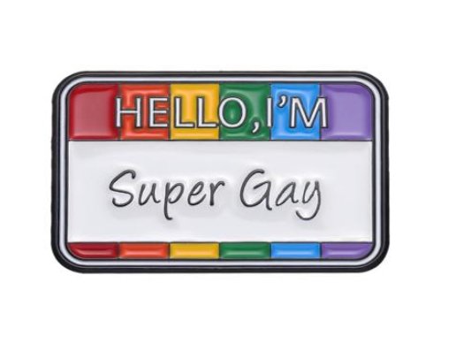 "Hello I'm..." Themed Pins