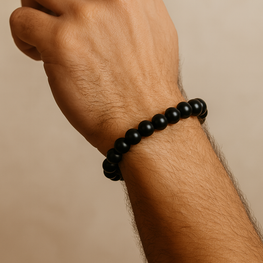 Onyx Bead Bracelet