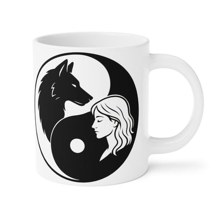 LONE WOLF Calm and Unapologetically You Ceramic Mug - 11oz/15oz/20oz - CAD SHIPPING