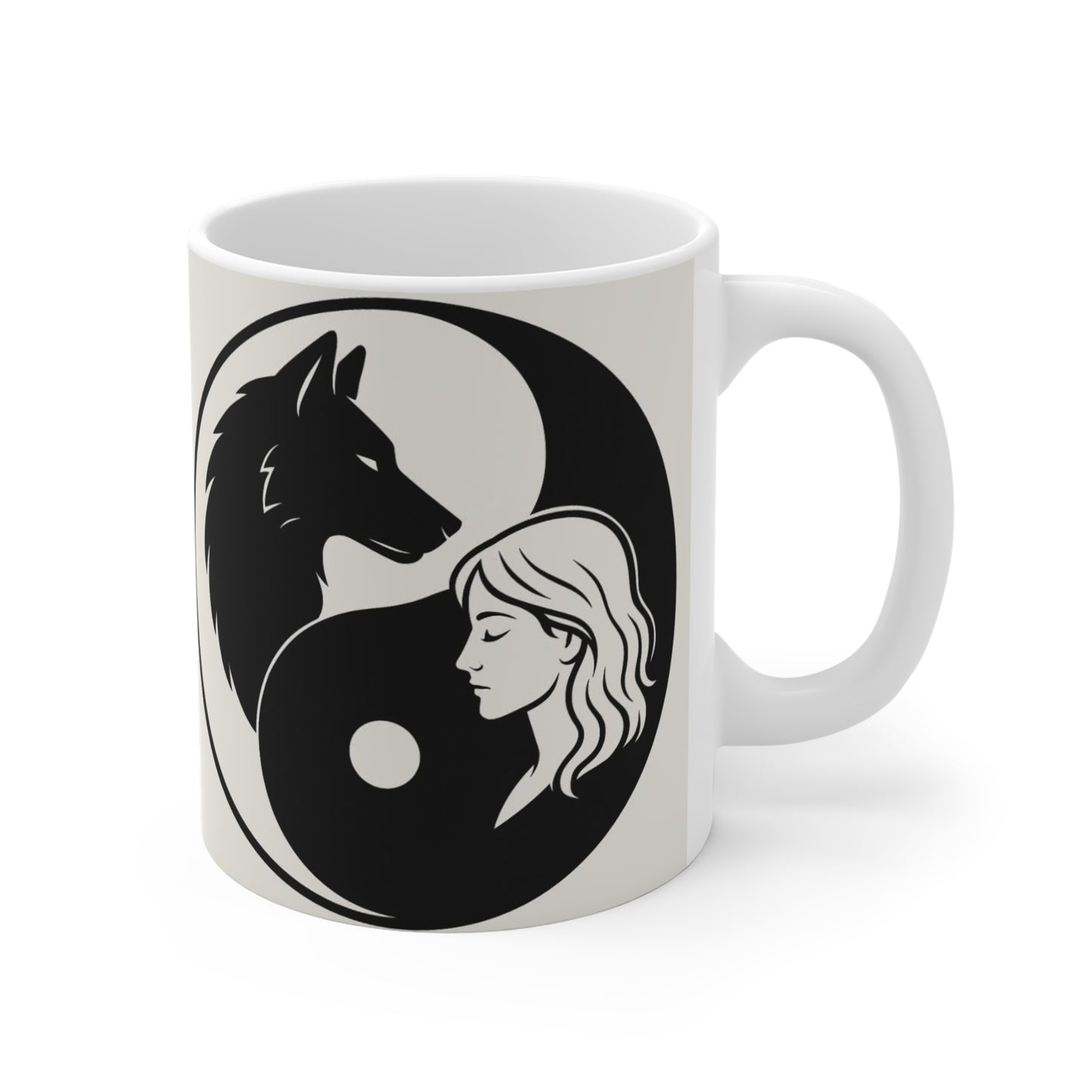 LONE WOLF Calm and Unapologetically You Ceramic Mug - 11oz/15oz/20oz