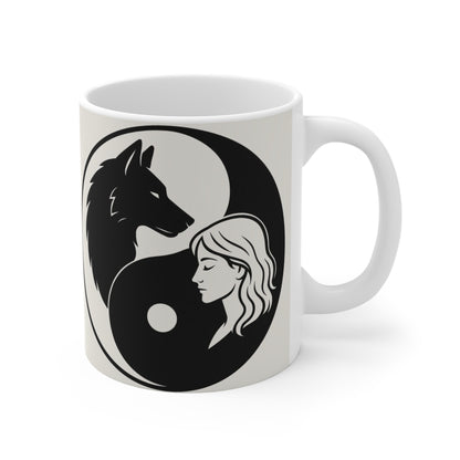 LONE WOLF Calm and Unapologetically You Ceramic Mug - 11oz/15oz/20oz