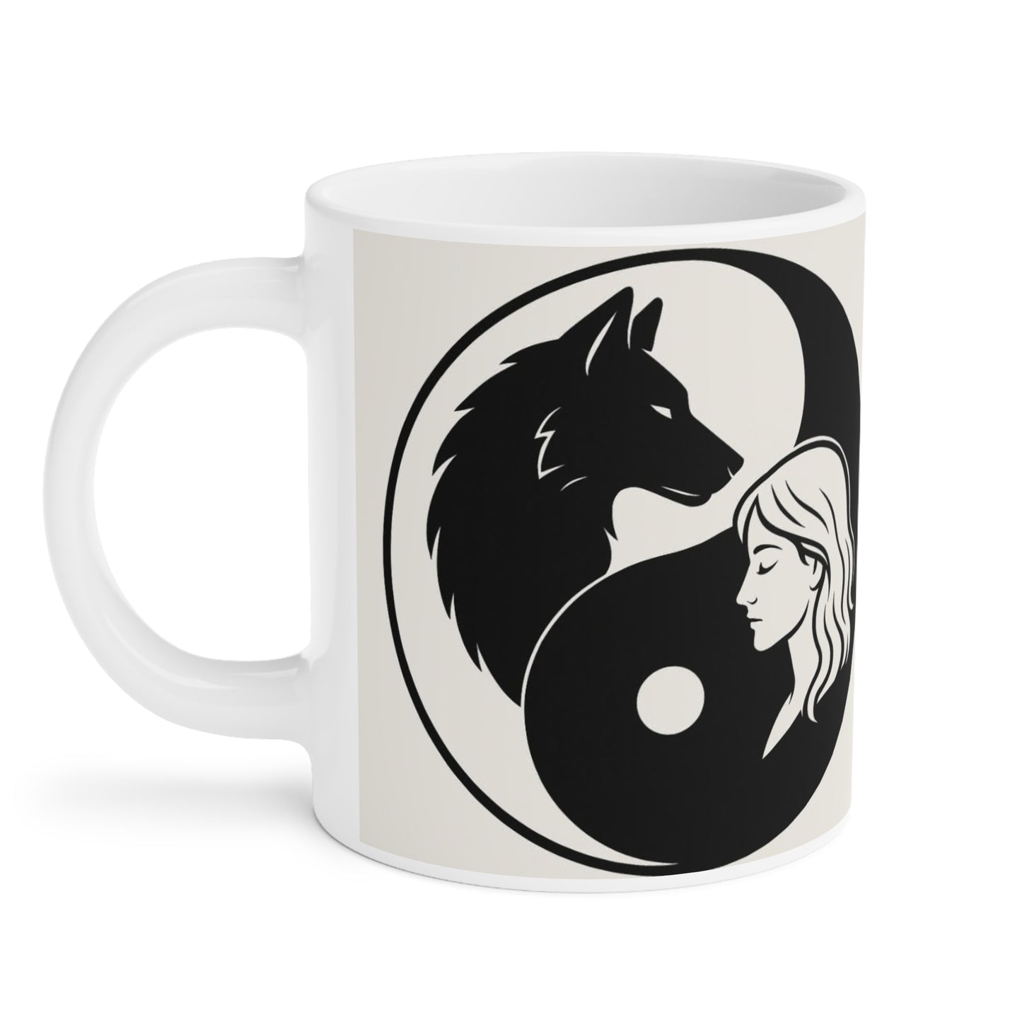 LONE WOLF Calm and Unapologetically You Ceramic Mug - 11oz/15oz/20oz