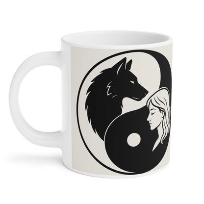 LONE WOLF Calm and Unapologetically You Ceramic Mug - 11oz/15oz/20oz