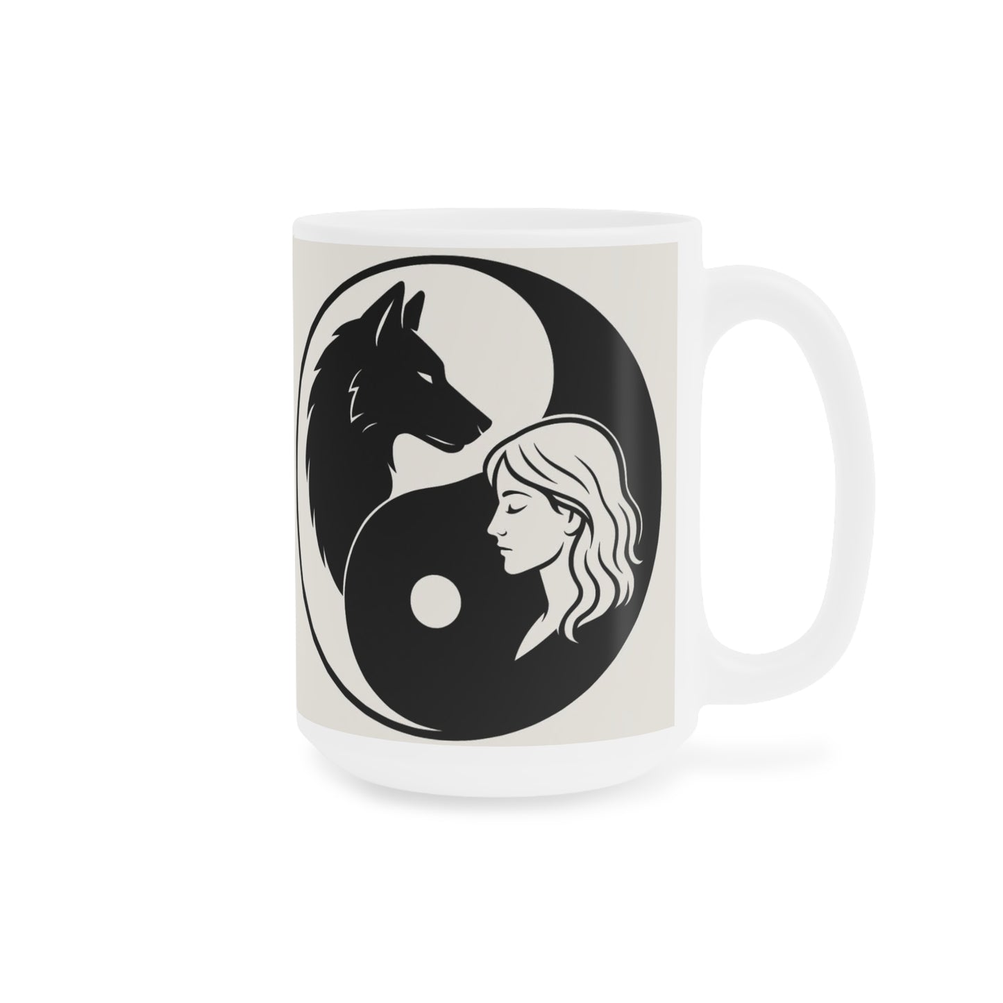 LONE WOLF Calm and Unapologetically You Ceramic Mug - 11oz/15oz/20oz