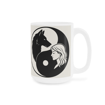 LONE WOLF Calm and Unapologetically You Ceramic Mug - 11oz/15oz/20oz