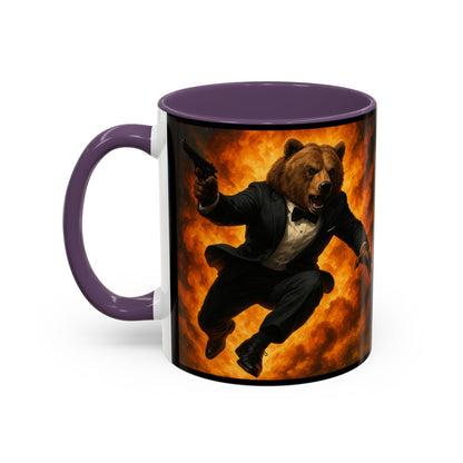 Spy Bear with Explosion Mug