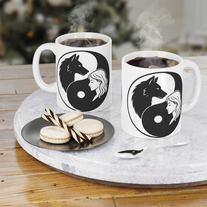 LONE WOLF Calm and Unapologetically You Ceramic Mug - 11oz/15oz/20oz - CAD SHIPPING