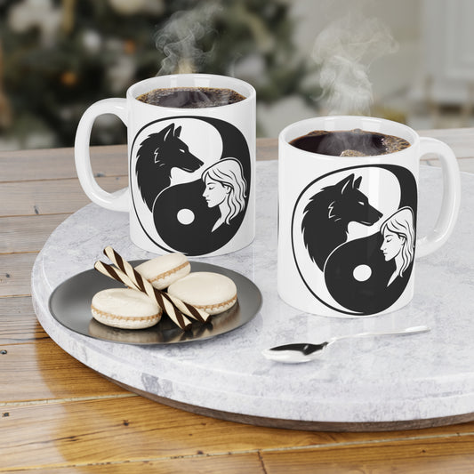 LONE WOLF Calm and Unapologetically You Ceramic Mug - 11oz/15oz/20oz - CAD SHIPPING