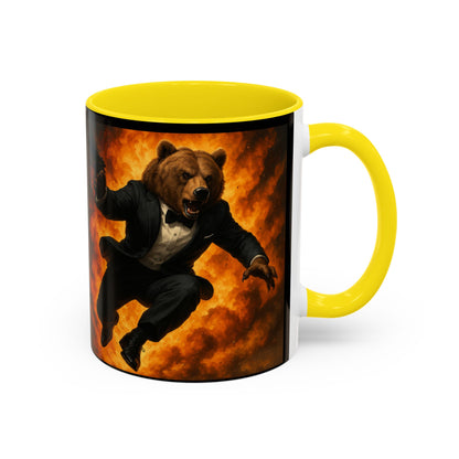 Spy Bear with Explosion Mug
