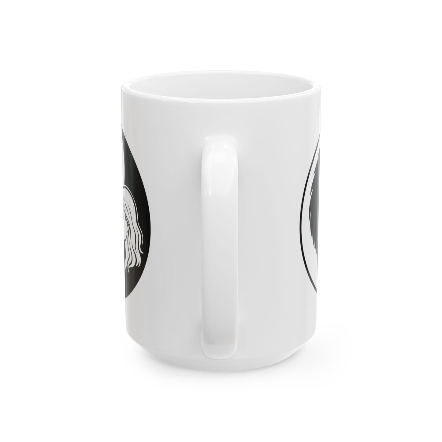 Lone Wolf Empath Ceramic Mug — 11oz & 15oz Coffee Cup - US SHIPPING