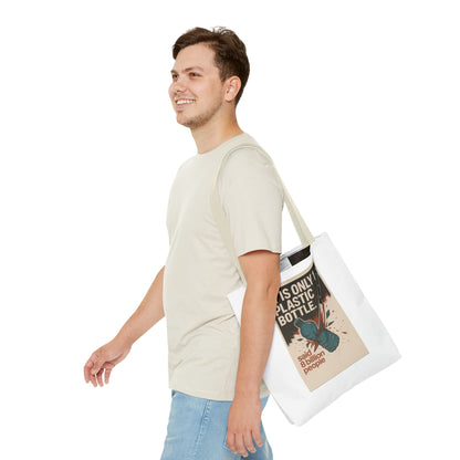 Eco-Friendly Tote Bag with Recycling Message - Perfect for Shopping, Beach Trips, Earth Day, Gifts, Sustainable Living