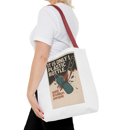 Eco-Friendly Tote Bag with Recycling Message - Perfect for Shopping, Beach Trips, Earth Day, Gifts, Sustainable Living