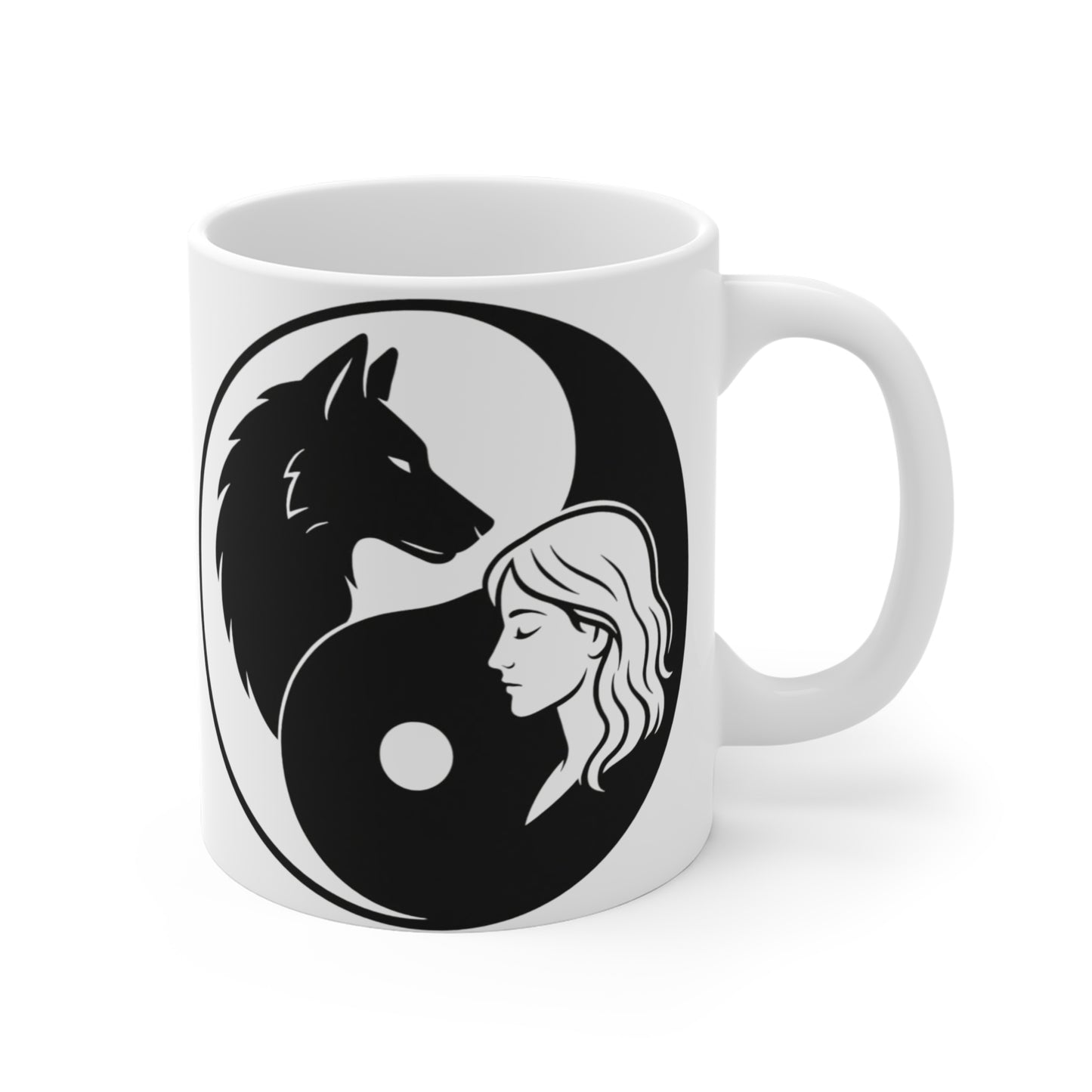LONE WOLF Calm and Unapologetically You Ceramic Mug - 11oz/15oz/20oz - CAD SHIPPING