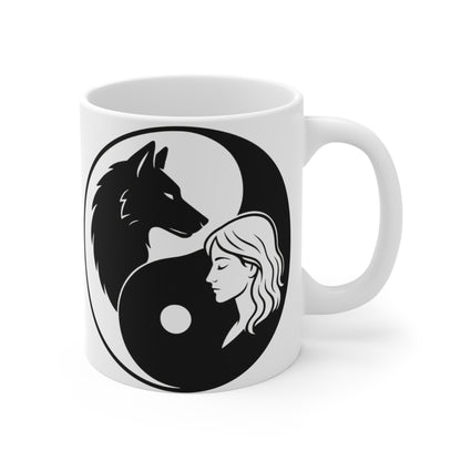 LONE WOLF Calm and Unapologetically You Ceramic Mug - 11oz/15oz/20oz - CAD SHIPPING