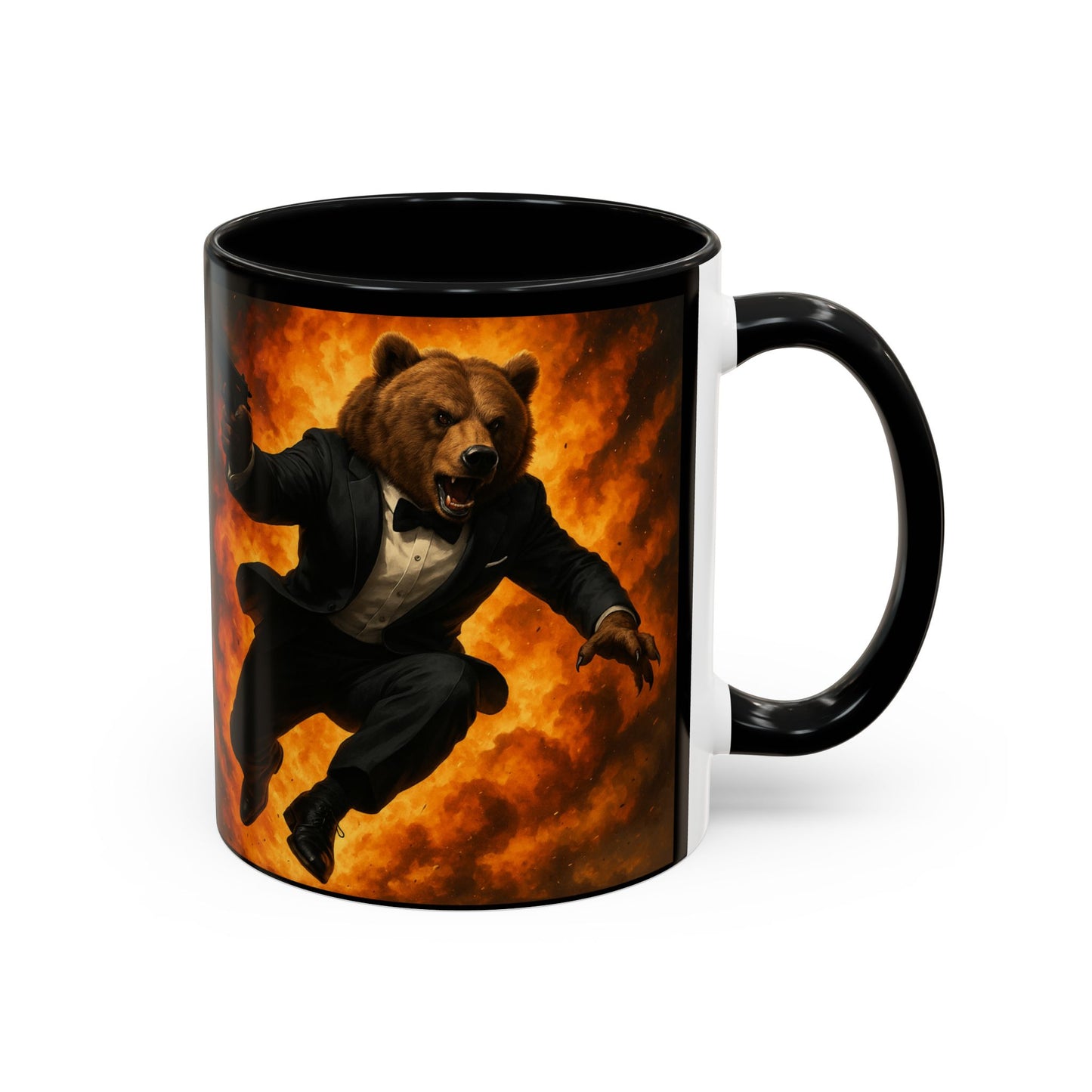 Spy Bear with Explosion Mug