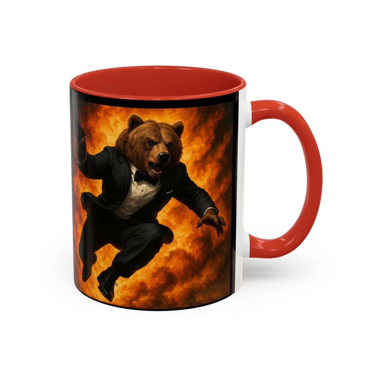Spy Bear with Explosion Mug