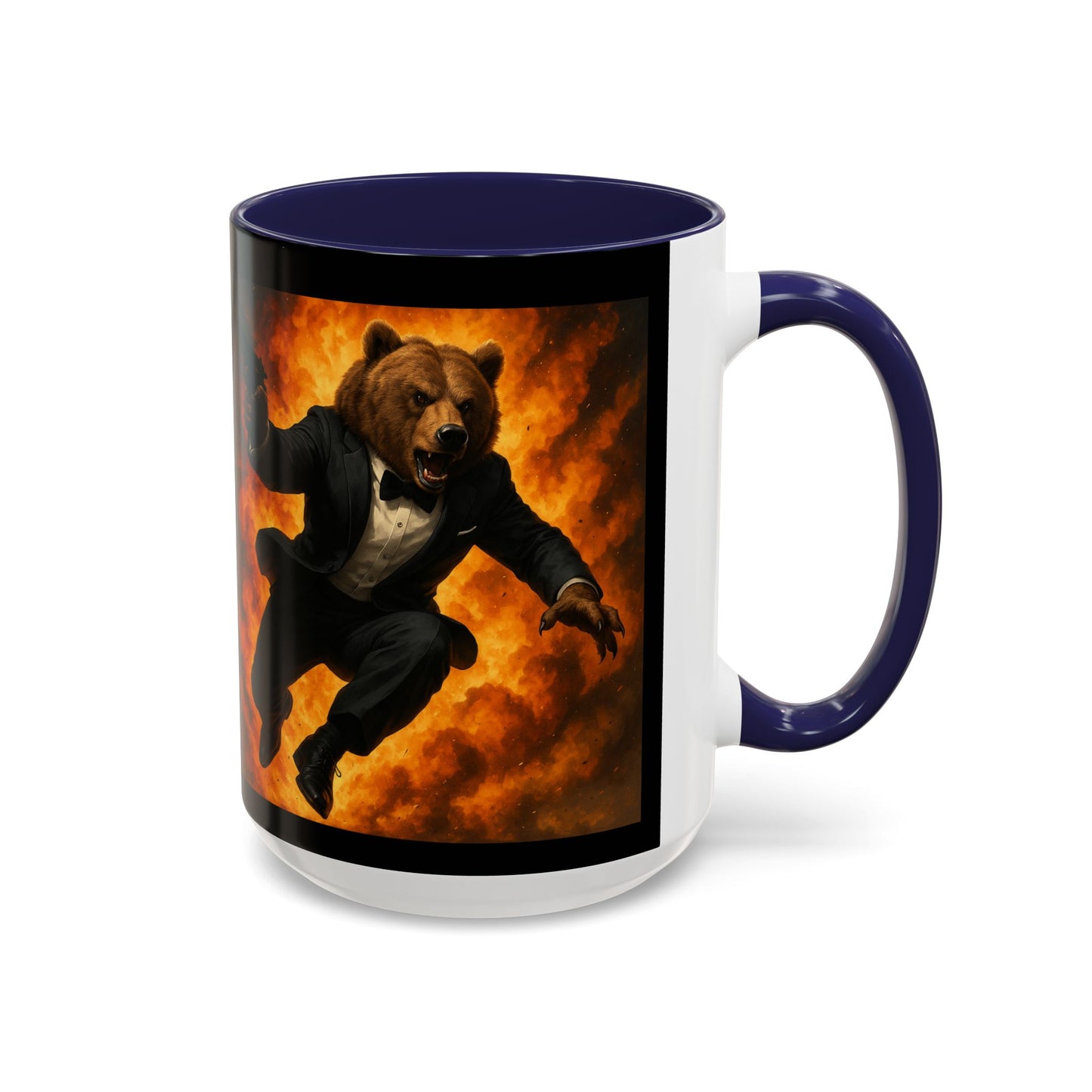 Spy Bear with Explosion Mug