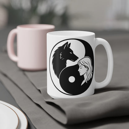 LONE WOLF Calm and Unapologetically You Ceramic Mug - 11oz/15oz/20oz - CAD SHIPPING