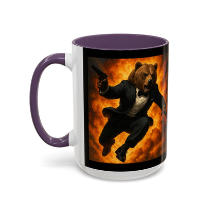 Spy Bear with Explosion Mug