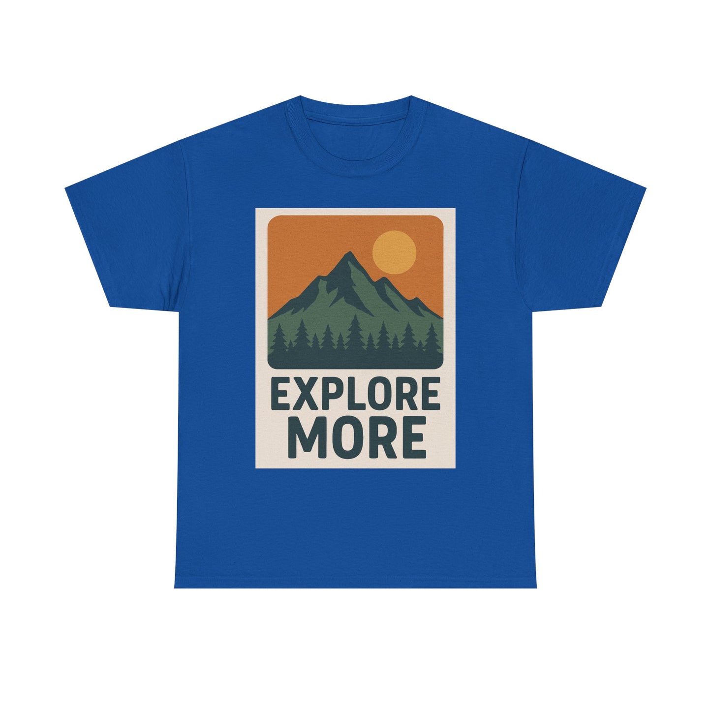 Explore More Unisex Heavy Cotton Tee, Adventure Shirt, Outdoor Clothing, Hiking Apparel, Gift for Nature Lovers, Casual Wear