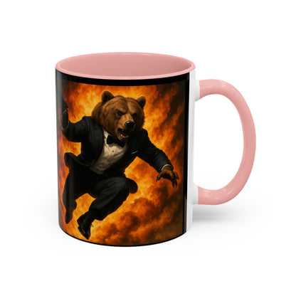 Spy Bear with Explosion Mug
