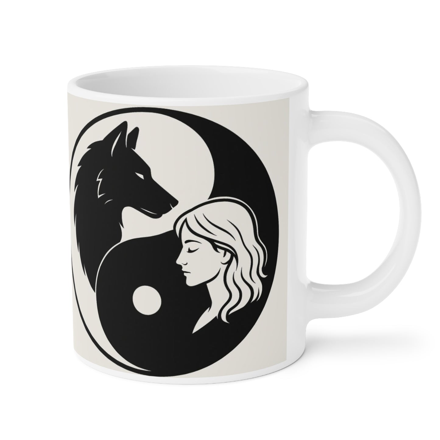 LONE WOLF Calm and Unapologetically You Ceramic Mug - 11oz/15oz/20oz