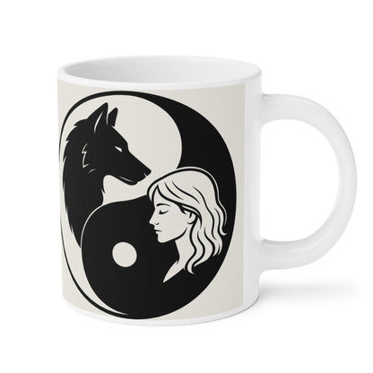 LONE WOLF Calm and Unapologetically You Ceramic Mug - 11oz/15oz/20oz