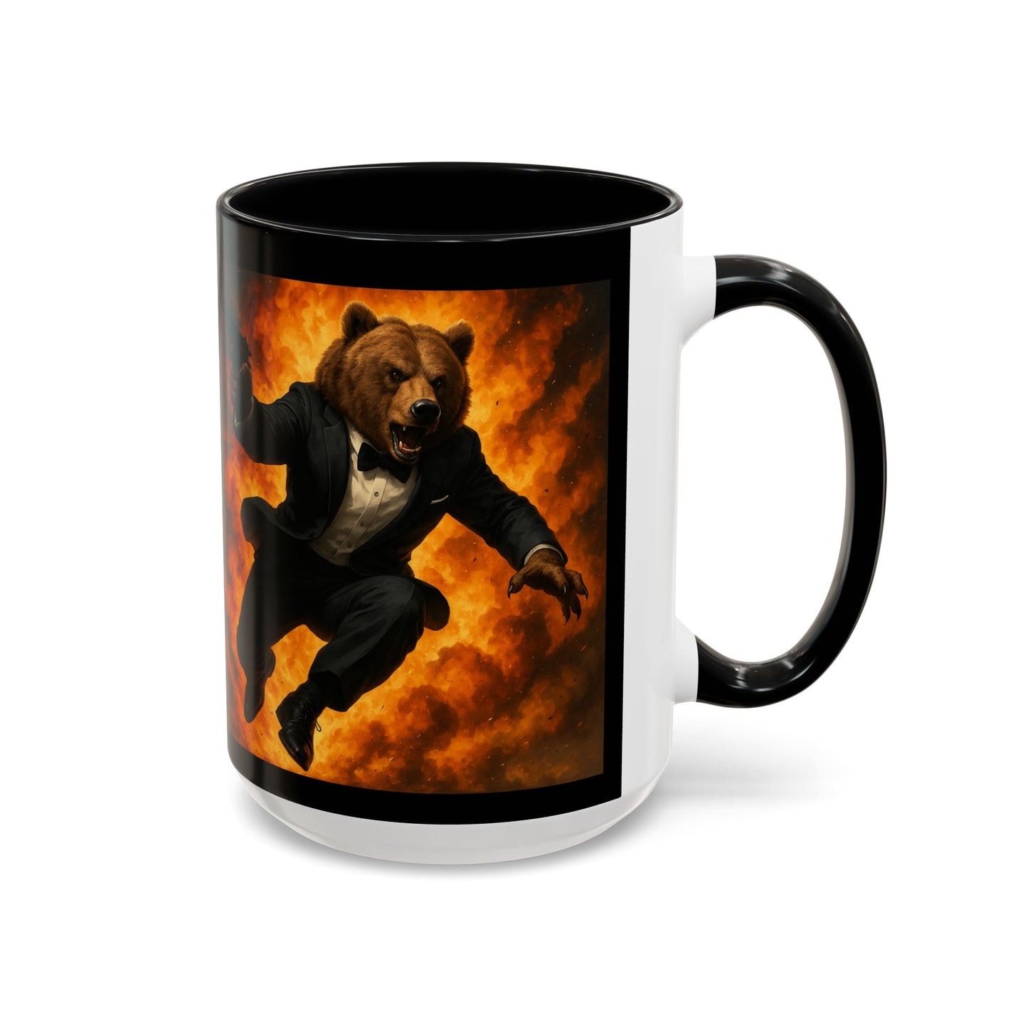 Spy Bear with Explosion Mug