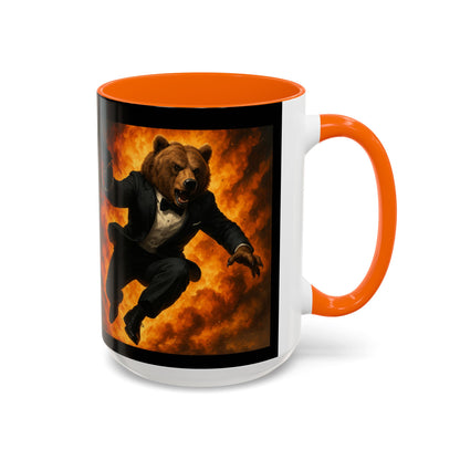 Spy Bear with Explosion Mug