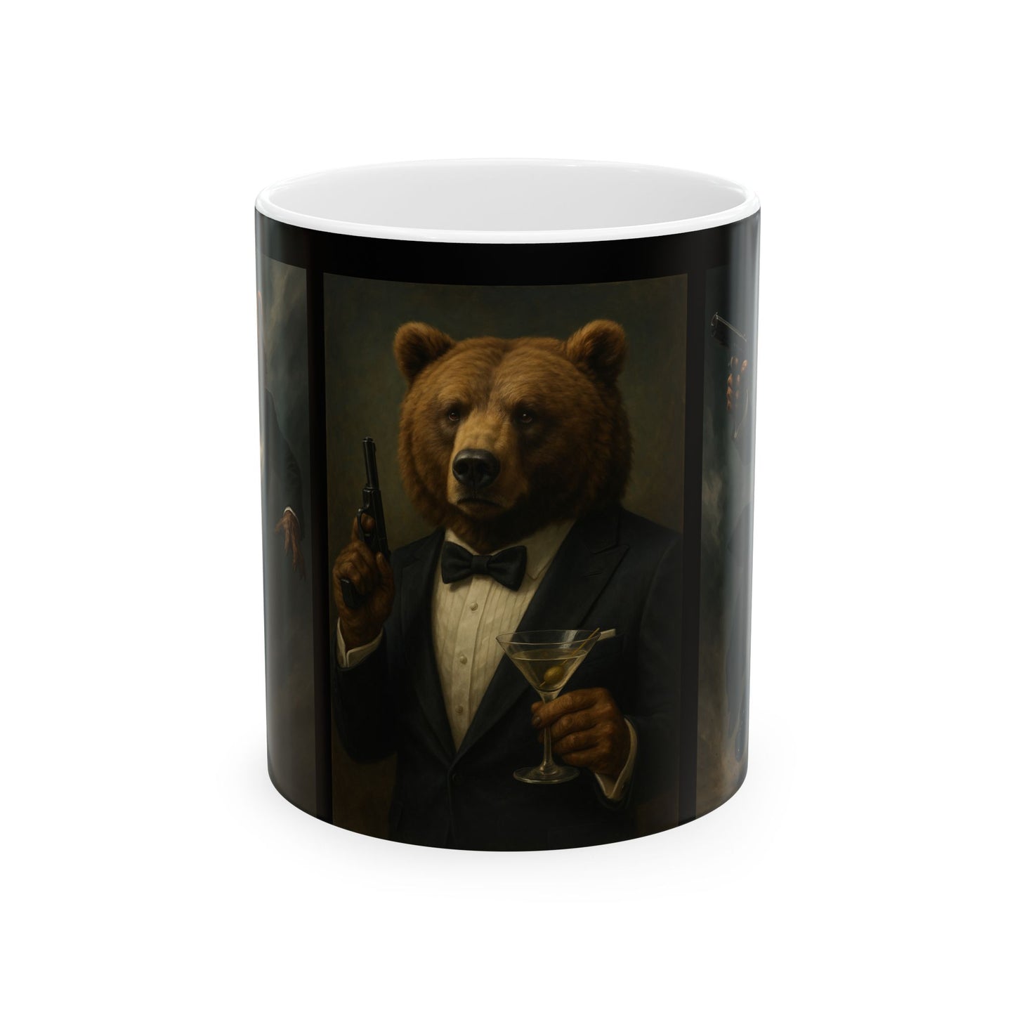 Spy Bear Portrait Mug
