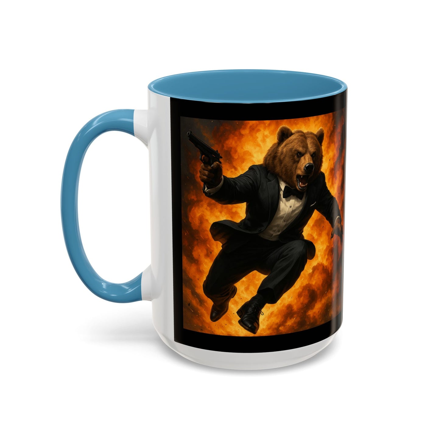 Spy Bear with Explosion Mug