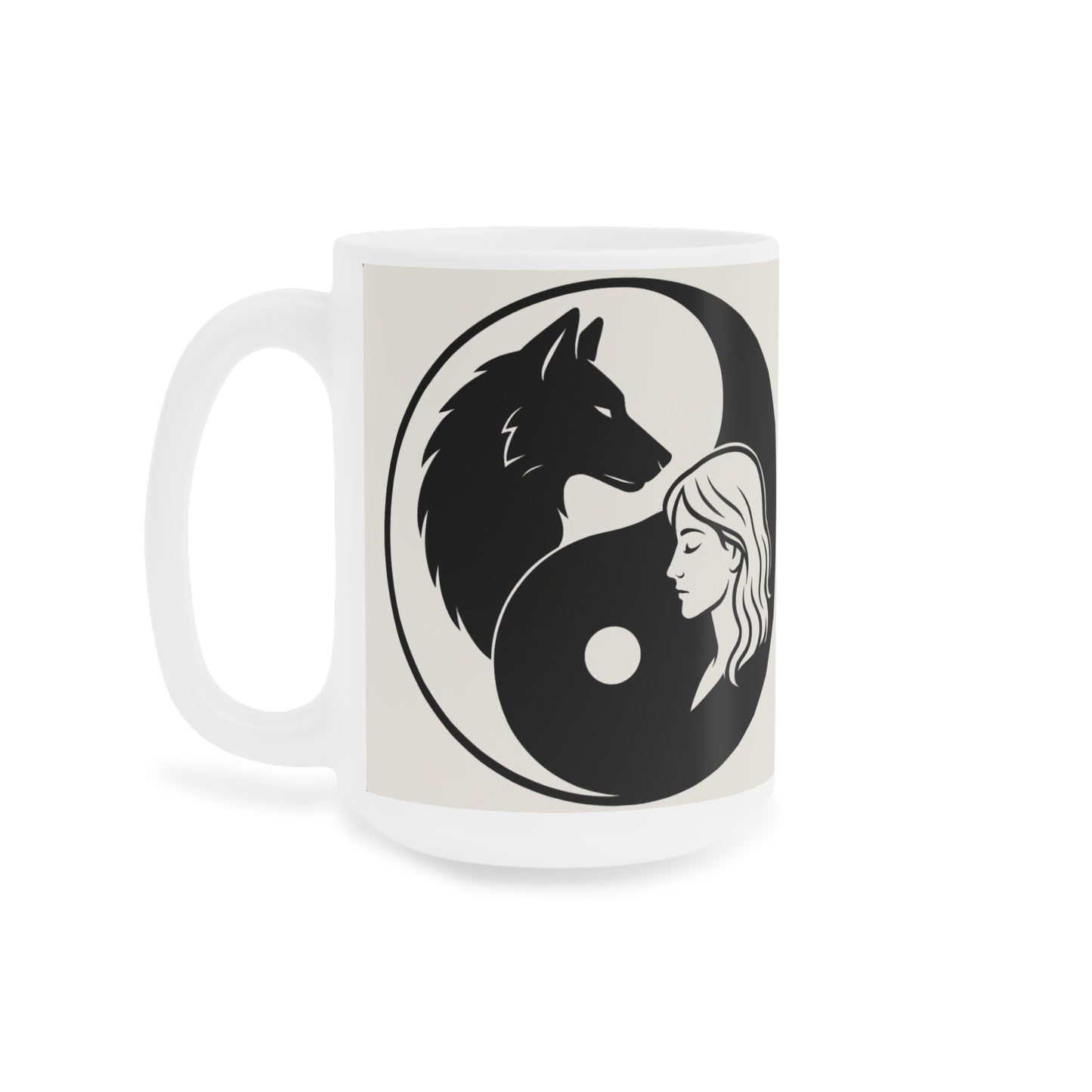 LONE WOLF Calm and Unapologetically You Ceramic Mug - 11oz/15oz/20oz