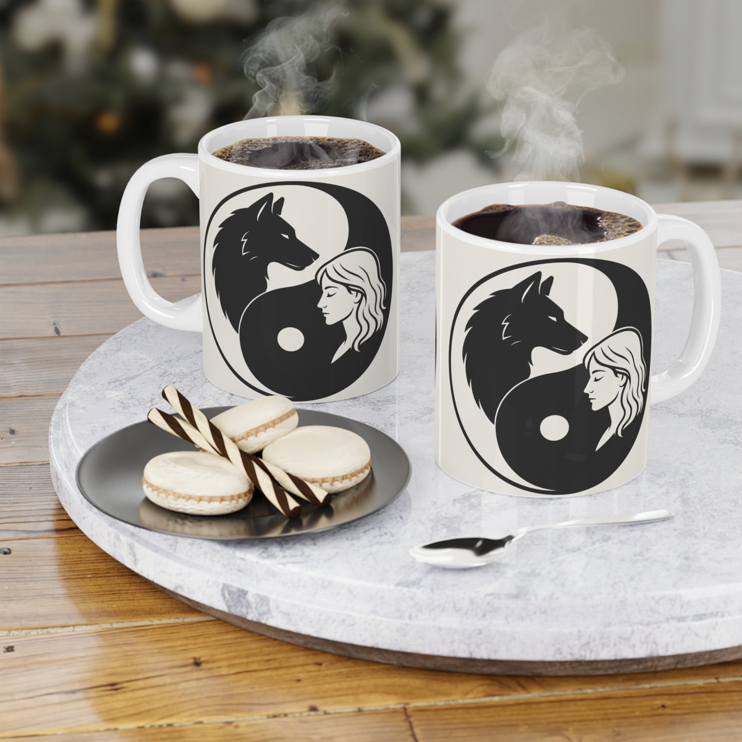 LONE WOLF Calm and Unapologetically You Ceramic Mug - 11oz/15oz/20oz