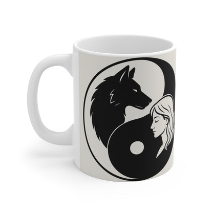 LONE WOLF Calm and Unapologetically You Ceramic Mug - 11oz/15oz/20oz