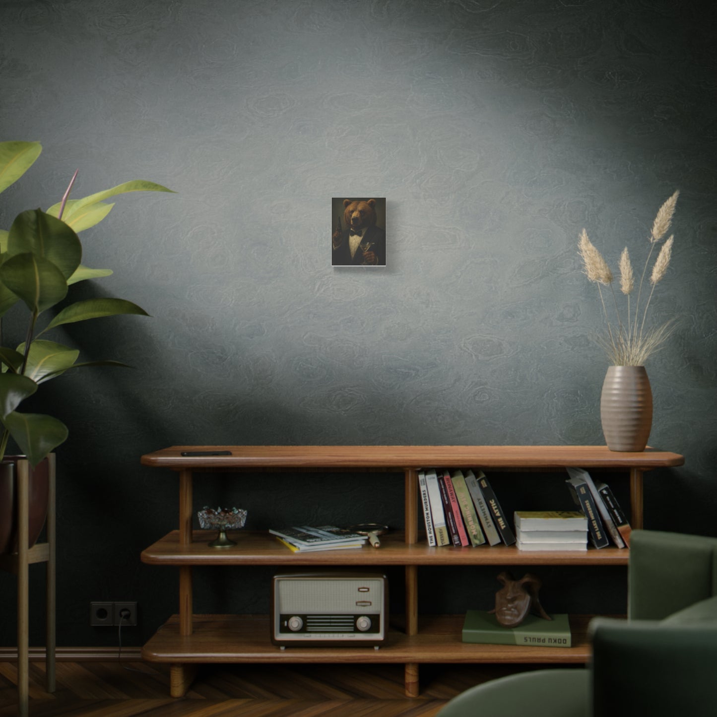 Spy Bear Canvas Art